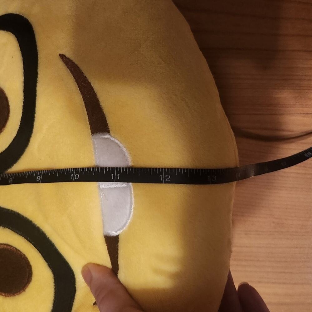 Happy Emojie Nerd 🤓 Pillow EUC - Picture 2 of 6